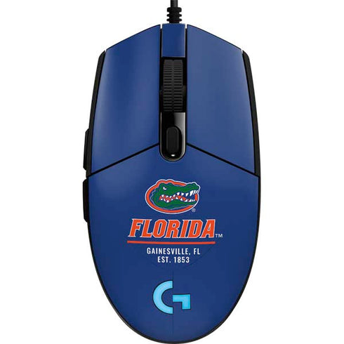University of Florida Gainesville Est 1853 Blue G203 Prodigy RGB Wired Gaming Mouse Skin